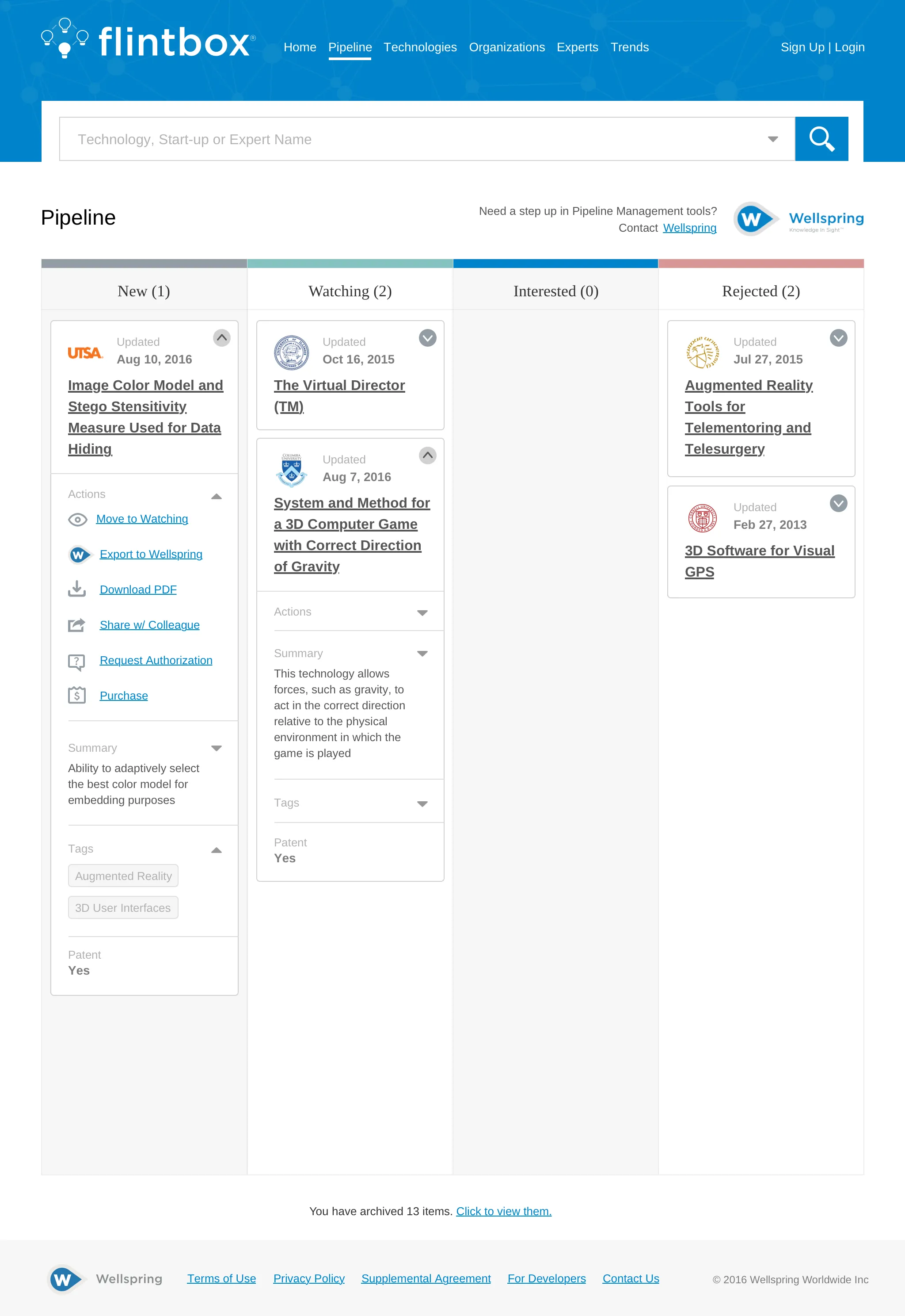 IP pipeline